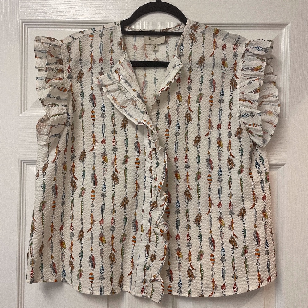 Koch "Gone Fishing" Blouse